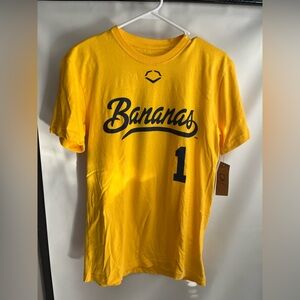 Savannah Banana team Yellow T-Shirt small